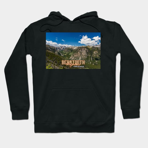 Beartooth Highway Wyoming and Montana Hoodie by Gestalt Imagery